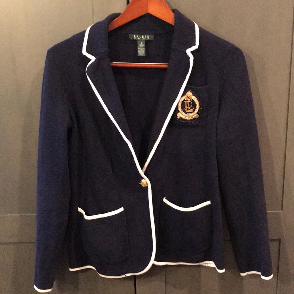 Ralph Lauren Cotton Women’s Blazer with Logo